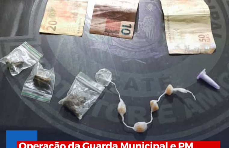 Operação da Guarda Municipal e PM termina com apreensão de drogas no Icaraí