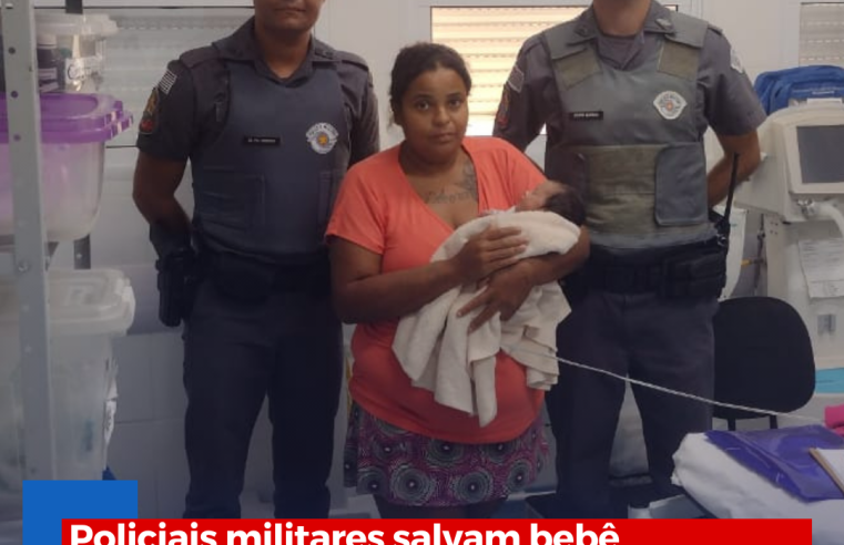 Policiais militares salvam bebê engasgado em Ibaté