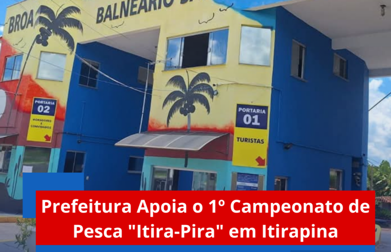 Prefeitura Apoia o 1º Campeonato de Pesca “Itira-Pira” em Itirapina