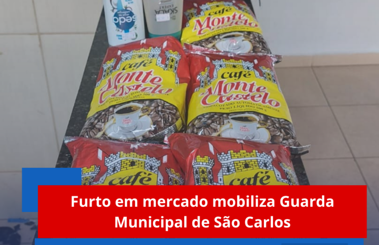 Furto em mercado mobiliza Guarda Municipal de São Carlos