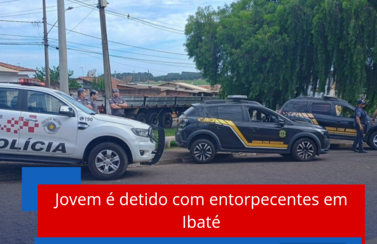 Jovem é detido com entorpecentes em Ibaté