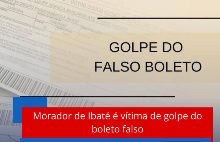 Morador de Ibaté é vítima de golpe do boleto falso