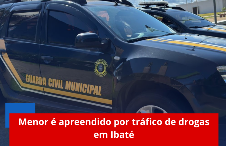 Menor é apreendido por tráfico de drogas em Ibaté