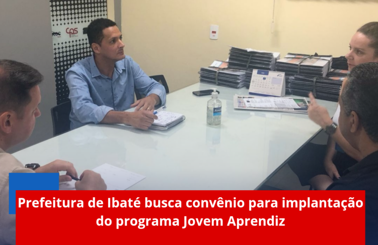Prefeitura de Ibaté busca convênio para implantação do programa Jovem Aprendiz