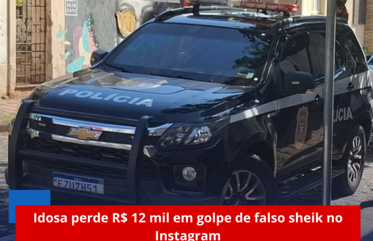 Idosa perde R$ 12 mil em golpe de falso sheik no Instagram