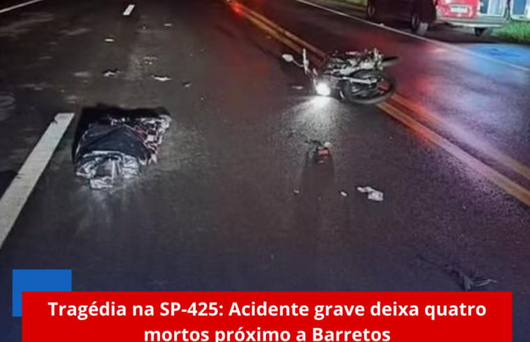 Tragédia na SP-425: Acidente grave deixa quatro mortos próximo a Barretos