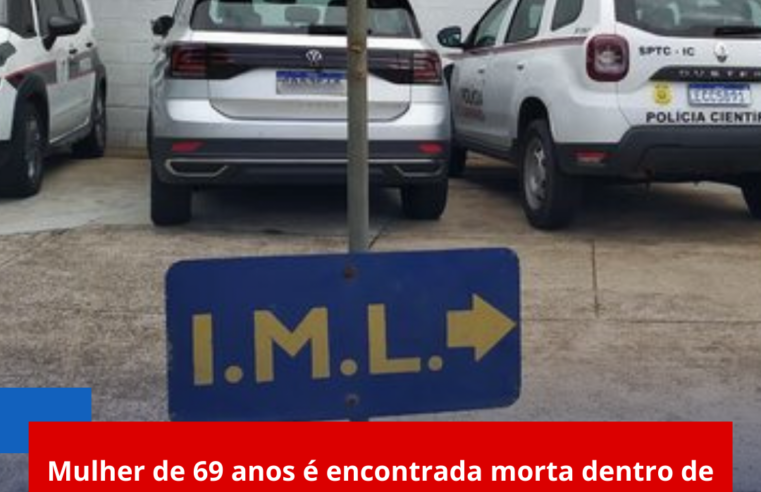 Mulher de 69 anos é encontrada morta dentro de casa no bairro São Carlos I