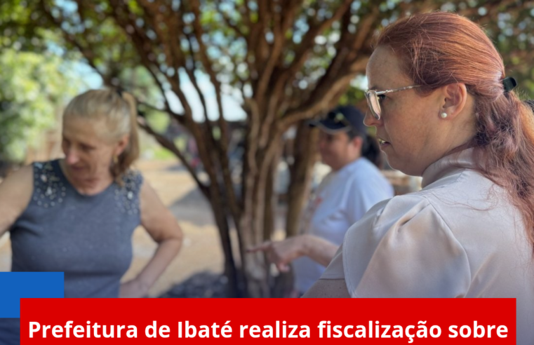 Prefeitura de Ibaté realiza fiscalização sobre proteção animal no Banco da Terra
