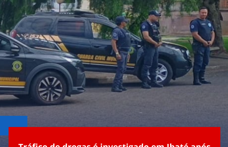 Tráfico de drogas é investigado em Ibaté após apreensão de entorpecentes