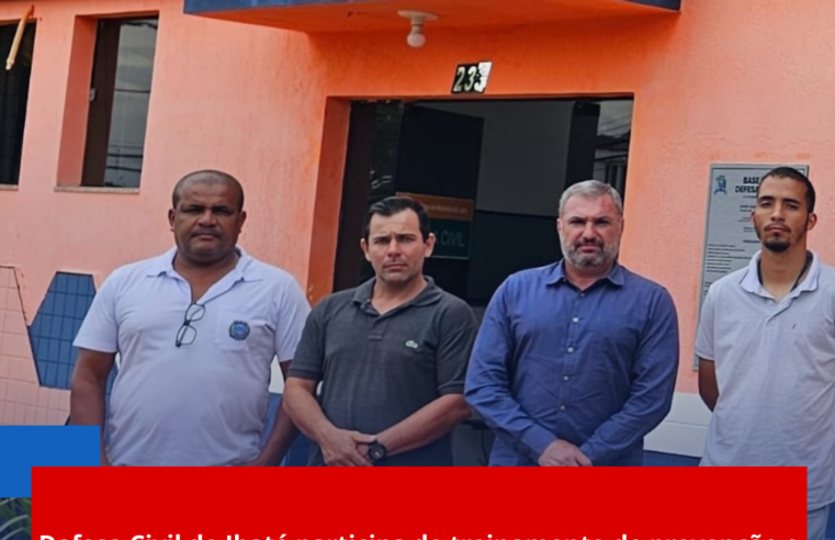 Defesa Civil de Ibaté participa de treinamento de prevenção e combate a incêndios em veículos elétricos
