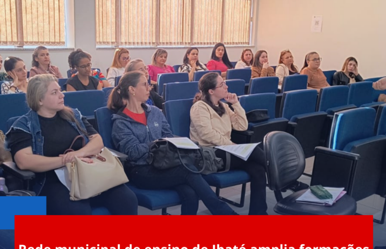 Rede municipal de ensino de Ibaté amplia formações do programa “Alfabetiza Juntos SP – 2025”