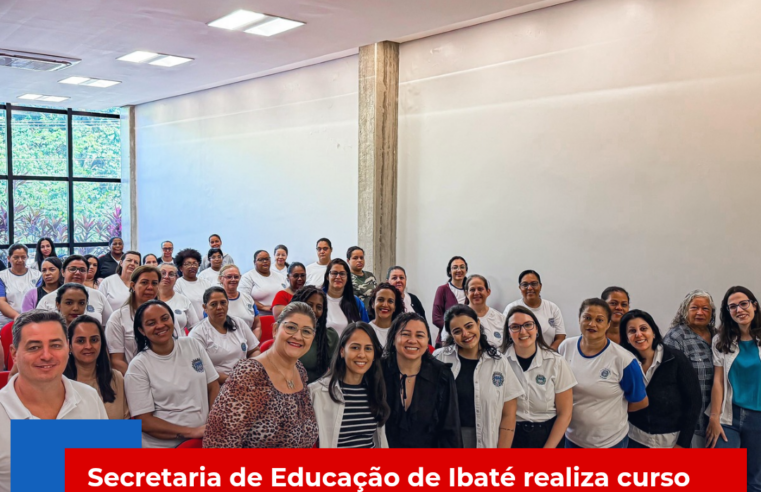 Secretaria de Educação de Ibaté realiza curso de capacitação para cozinheiras e merendeiras da Prefeitura