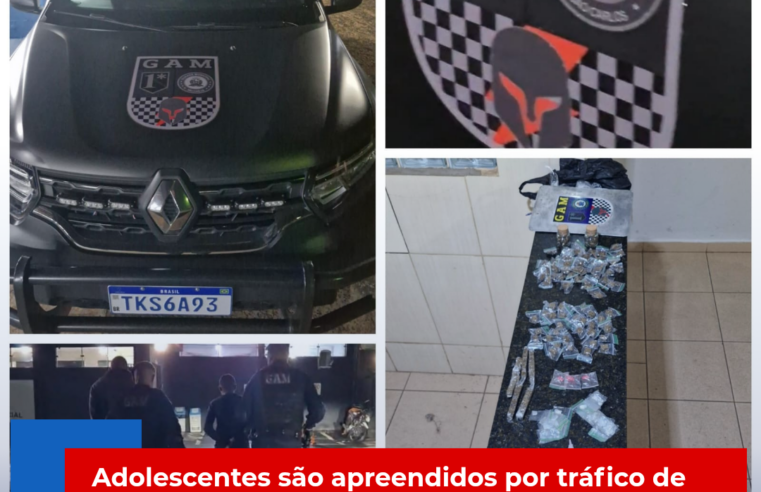 Adolescentes são apreendidos por tráfico de drogas em São Carlos V