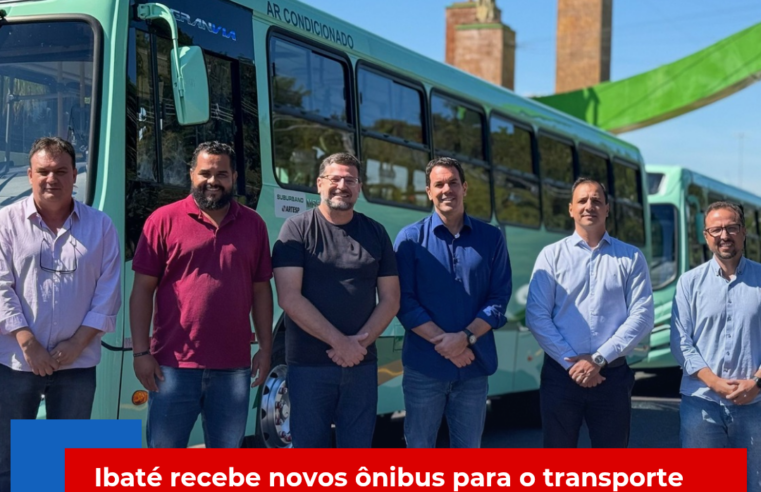 Ibaté recebe novos ônibus para o transporte urbano com mais conforto e acessibilidade