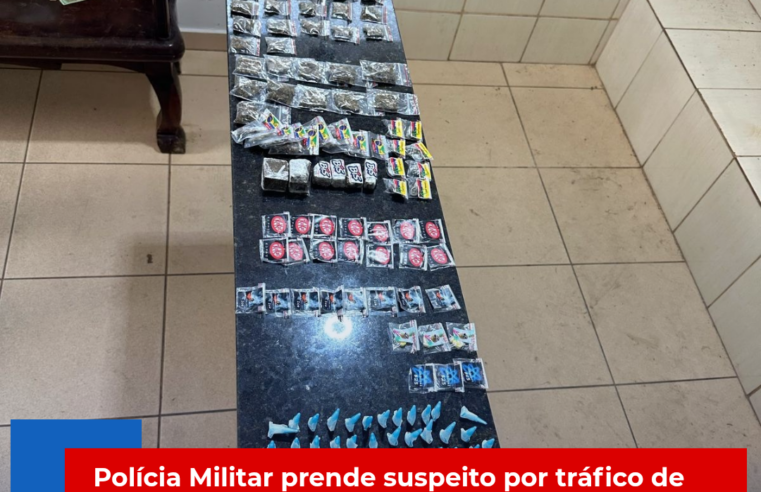 Polícia Militar prende suspeito por tráfico de drogas durante operação no CDHU