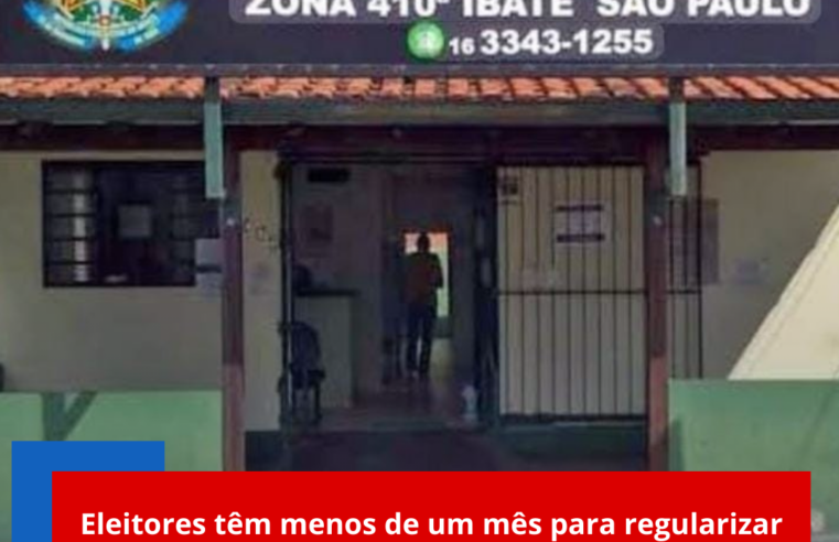 Eleitores têm menos de um mês para regularizar título e evitar cancelamento