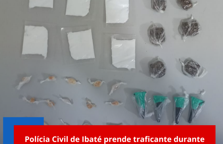 Polícia Civil de Ibaté prende traficante durante operação de investigação a roubo