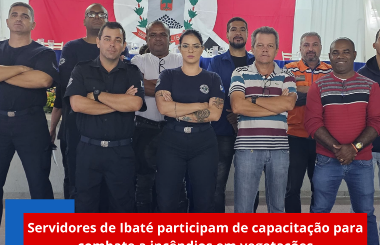 Servidores de Ibaté participam de capacitação para combate a incêndios em vegetações
