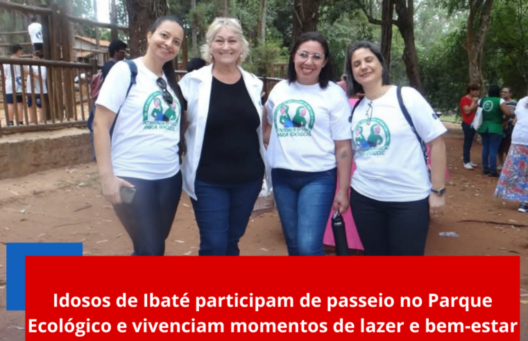 Idosos de Ibaté participam de passeio no Parque Ecológico e vivenciam momentos de lazer e bem-estar junto à natureza