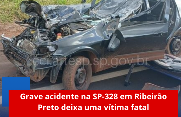 Grave acidente na SP-328 em Ribeirão Preto deixa uma vítima fatal
