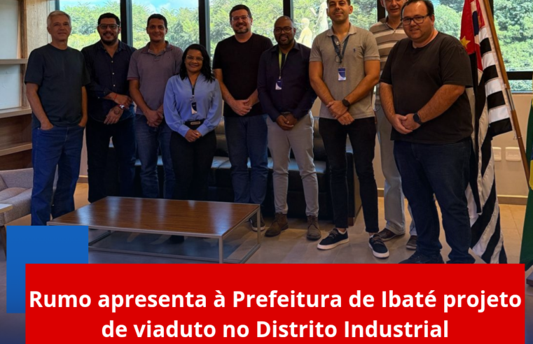 Rumo apresenta à Prefeitura de Ibaté projeto de viaduto no Distrito Industrial