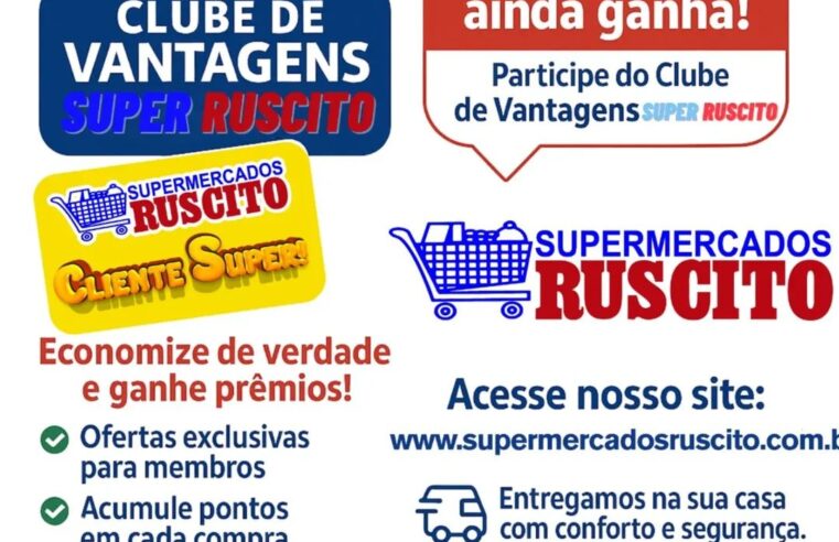 Você já conhece o Clube de Vantagens Ruscito?