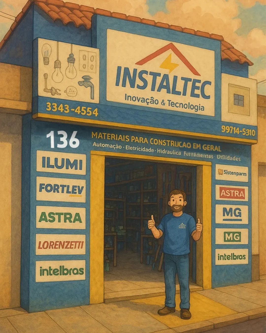 Na Instaltec tem cor pra todo projeto!