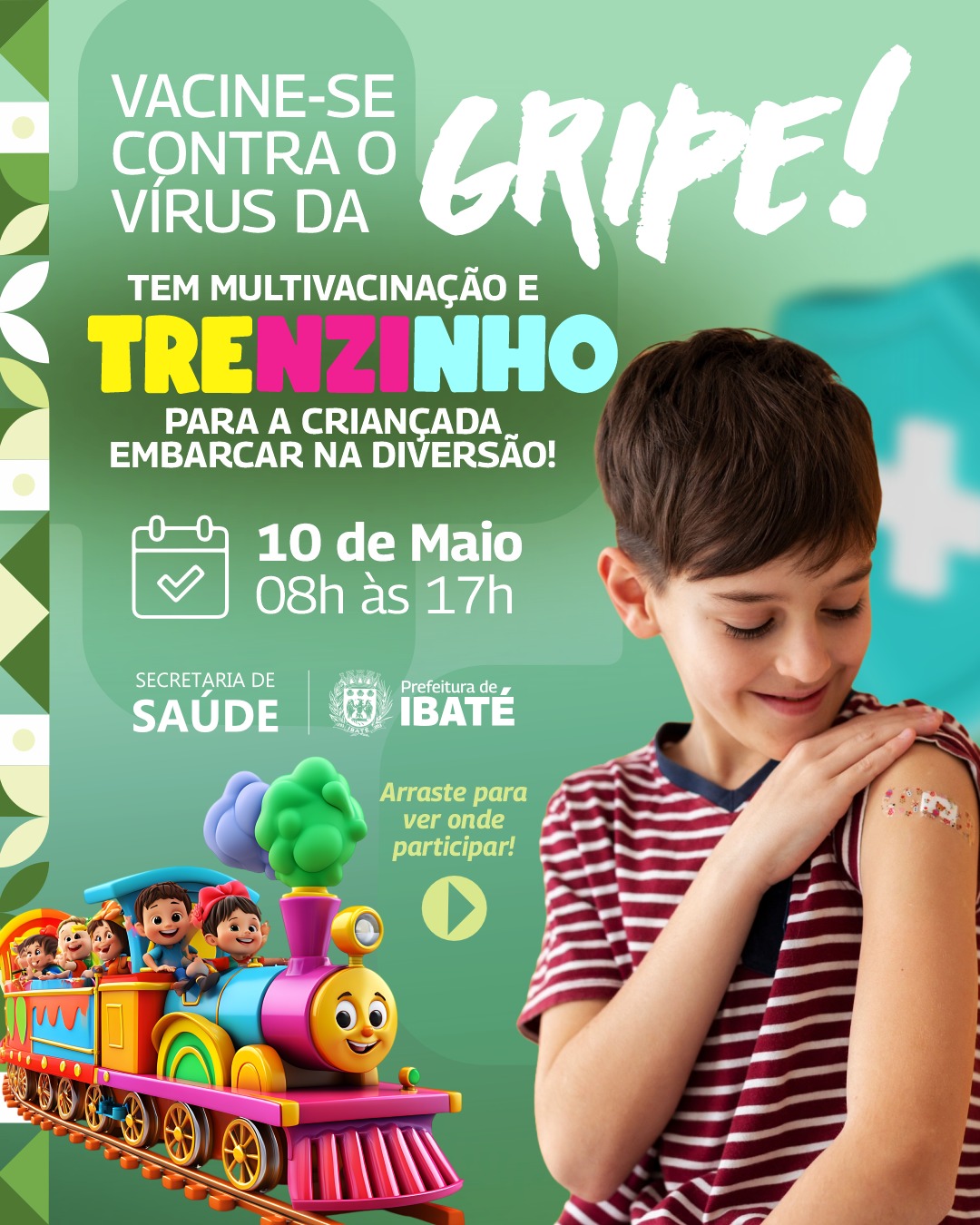 Ibaté realiza mobilização de multivacinação contra a Influenza neste sábado