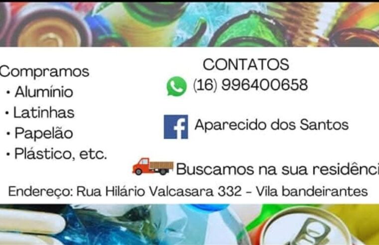 O Cidão Ferro Velho está pagando R$ 8,70 no quilo da latinha!