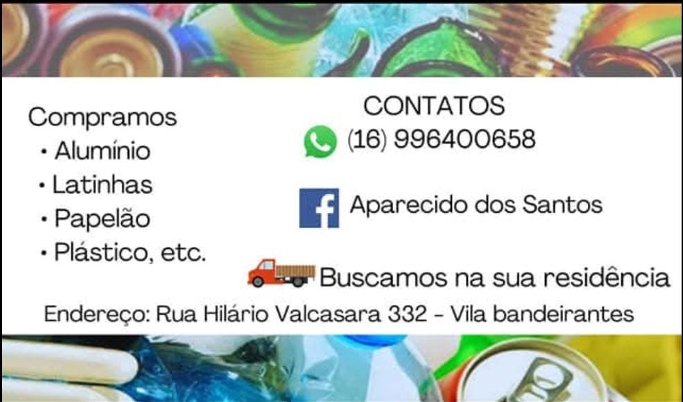 O Cidão Ferro Velho está pagando R$ 8,70 no quilo da latinha!