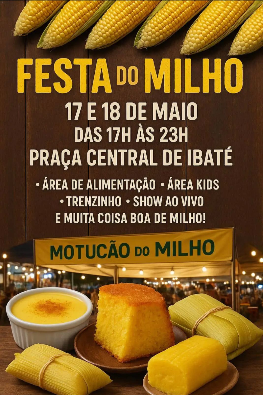 Lual dos Amigos e Festa do Milho agitam o final de semana em Ibaté