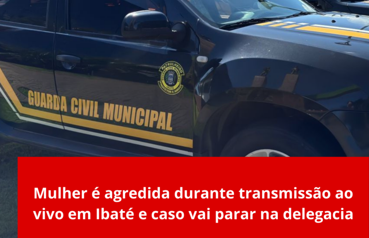 Mulher é agredida durante transmissão ao vivo em Ibaté e caso vai parar na delegacia