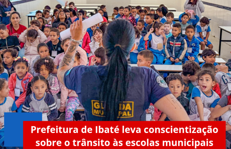Prefeitura de Ibaté leva conscientização sobre o trânsito às escolas municipais