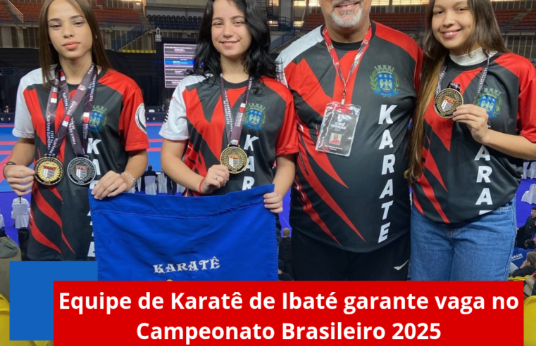 Equipe de Karatê de Ibaté garante vaga no Campeonato Brasileiro 2025
