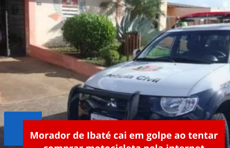 Morador de Ibaté cai em golpe ao tentar comprar motocicleta pela internet