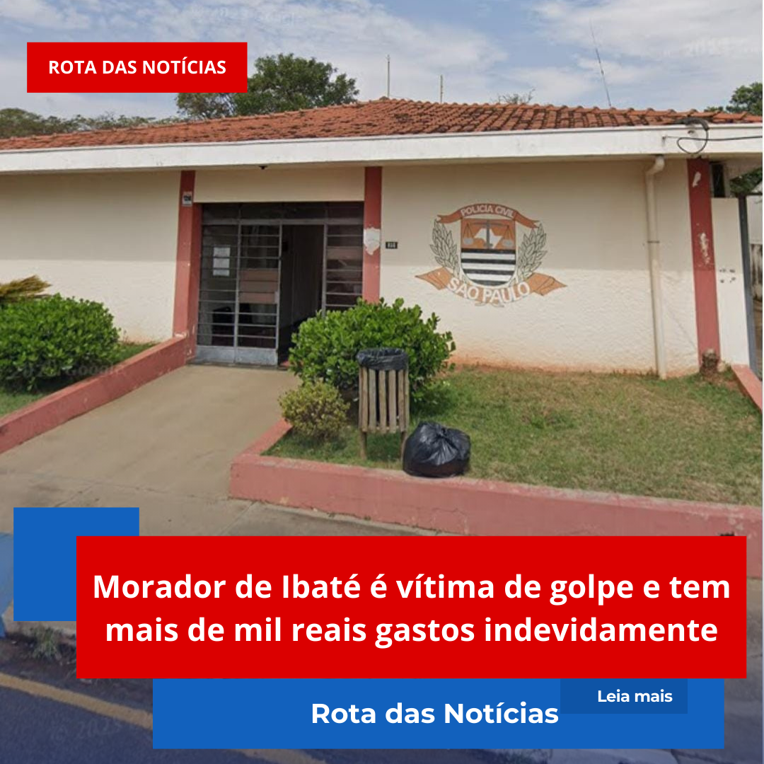 Morador de Ibaté é vítima de golpe e tem mais de mil reais gastos indevidamente