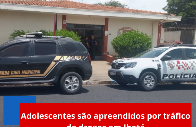 Adolescentes são apreendidos por tráfico de drogas em Ibaté