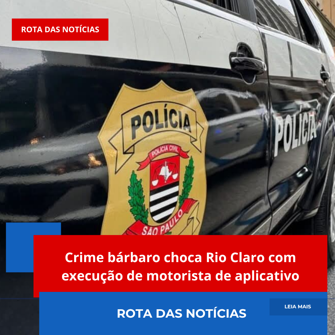 Crime bárbaro choca Rio Claro com execução de motorista de aplicativo