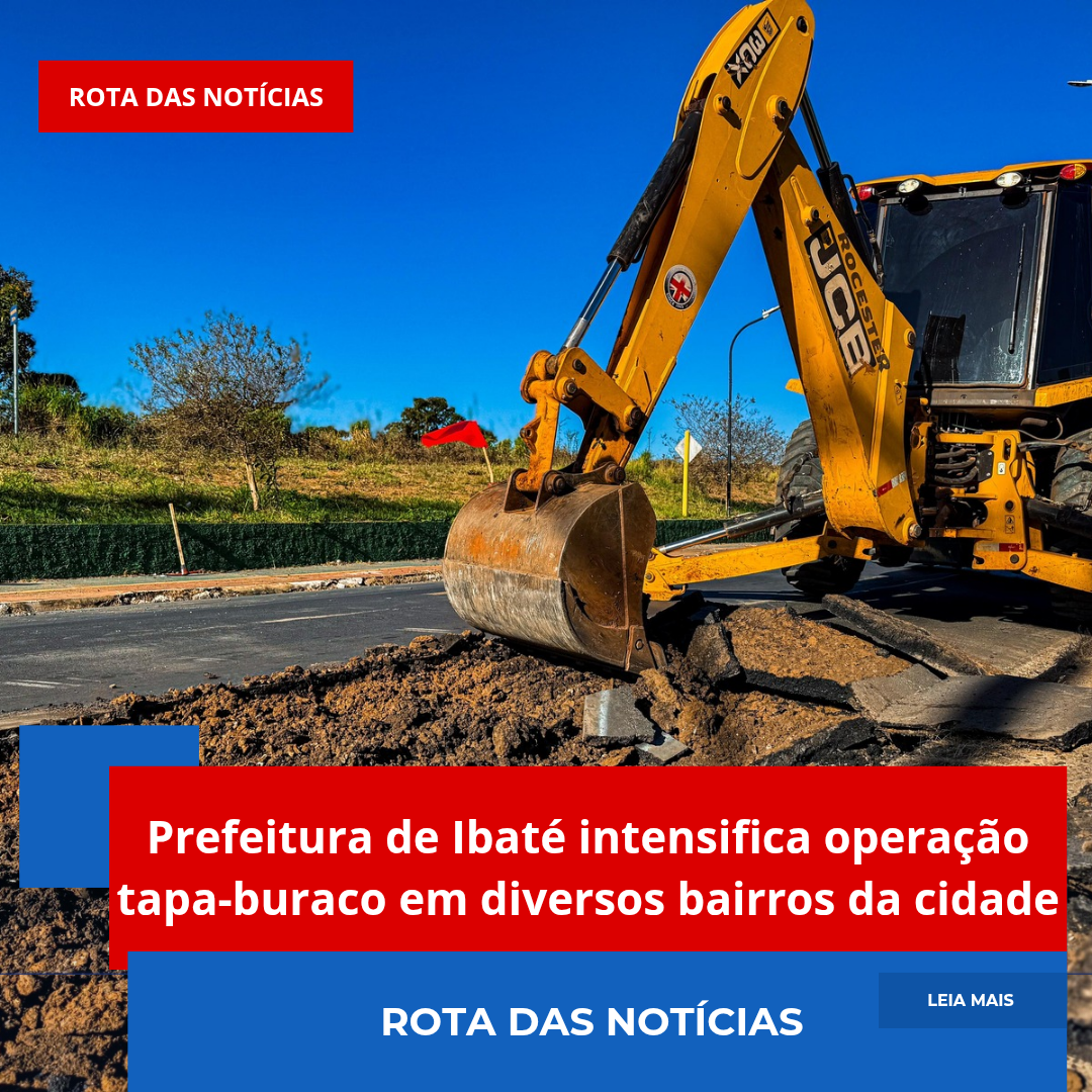 Prefeitura de Ibaté intensifica operação tapa-buraco em diversos bairros da cidade