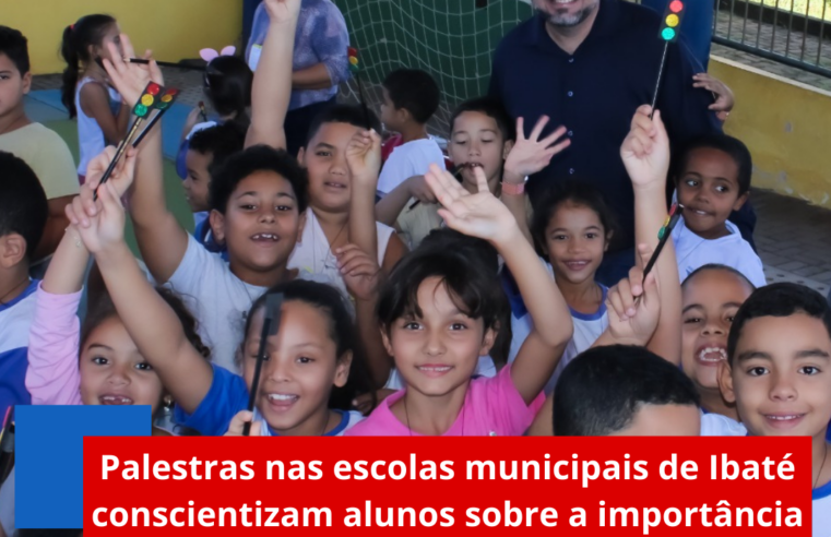 Palestras nas escolas municipais de Ibaté conscientizam alunos sobre a importância do trânsito seguro