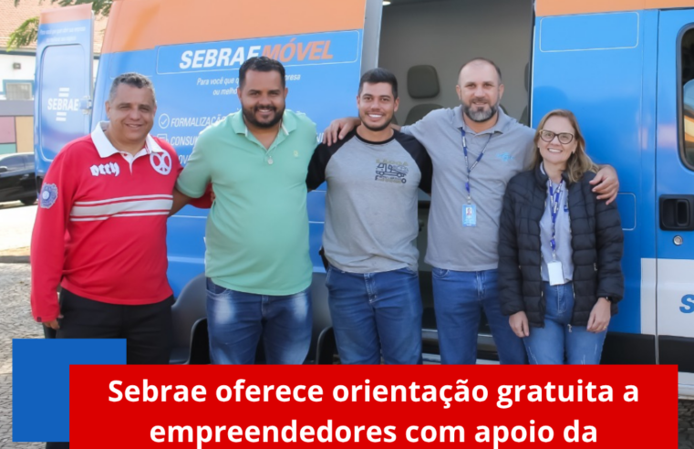 Sebrae oferece orientação gratuita a empreendedores com apoio da Prefeitura de Ibaté