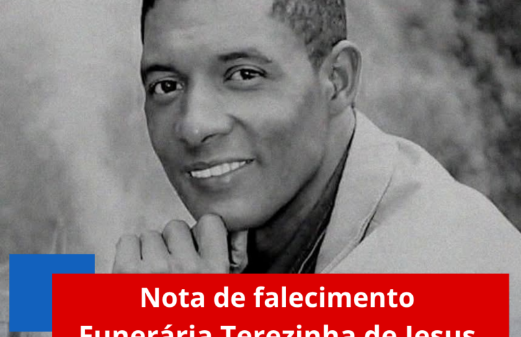 Nota de falecimento Funerária Terezinha de Jesus