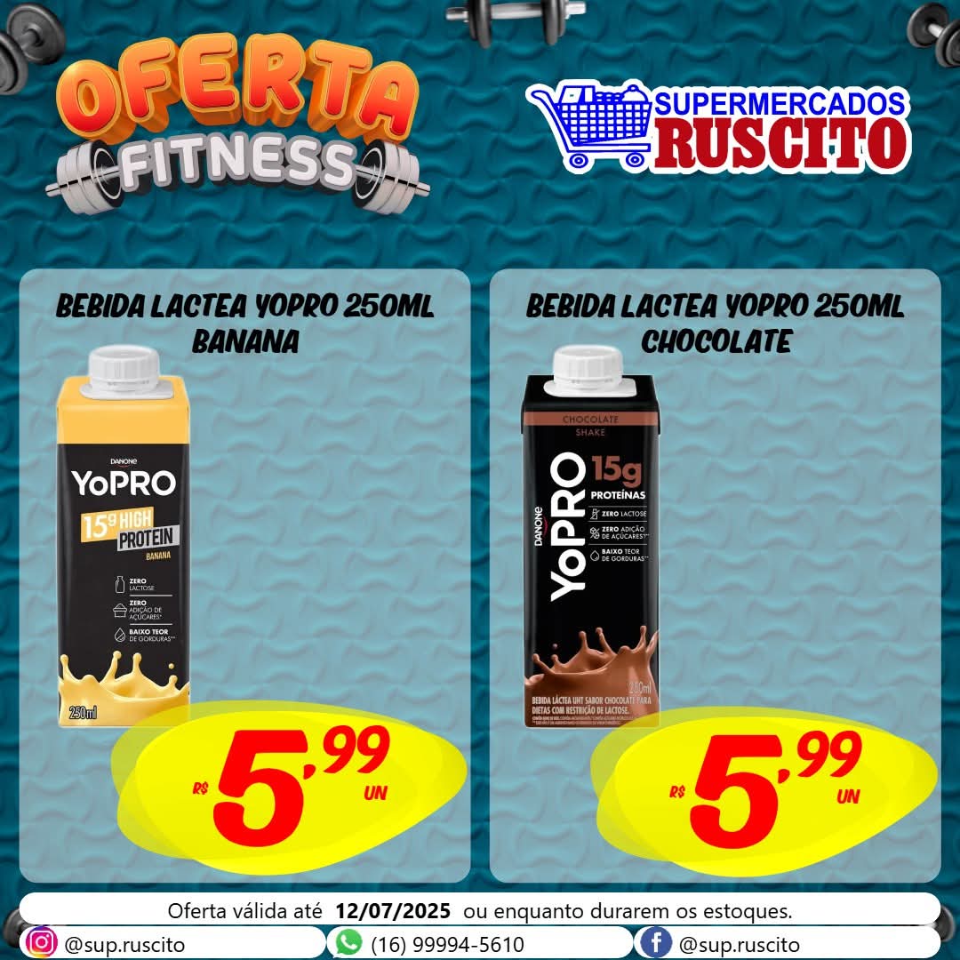 💪 Dê um gás na sua rotina com YoPRO 250ml!