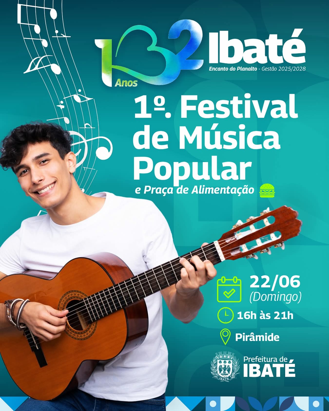 Música, cultura e emoção marcam o 1º Festival de Música Popular neste domingo (22)