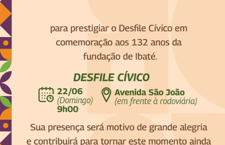 IBATÉ COMEMORA 132 ANOS COM DESFILE CÍVICO