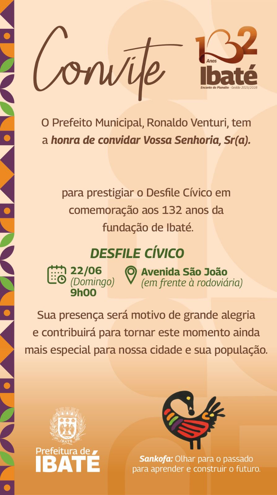 IBATÉ COMEMORA 132 ANOS COM DESFILE CÍVICO