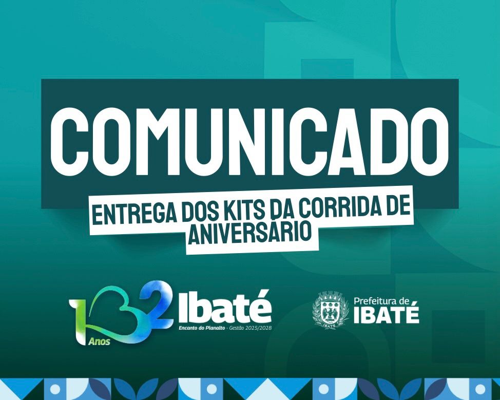 Entrega dos kits da Corrida do Aniversário de Ibaté começa nesta quinta-feira