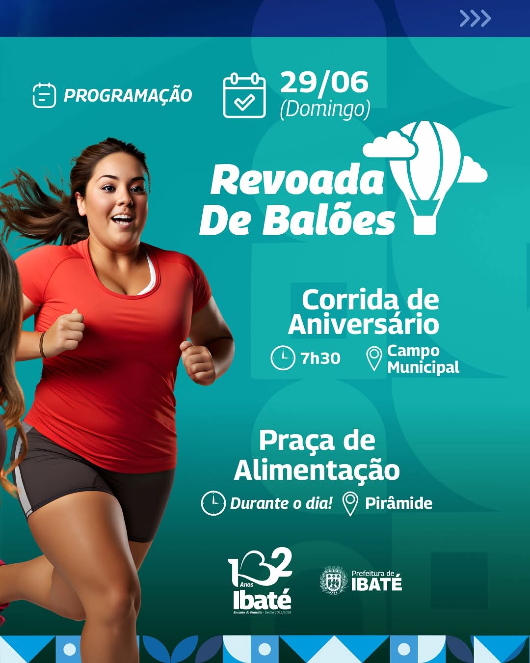 Corrida celebra os 132 anos de Ibaté e reúne atletas da cidade e região