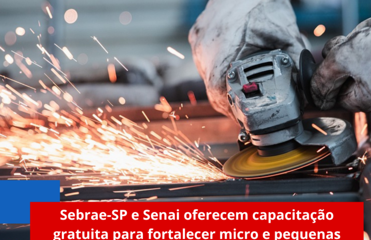 Sebrae-SP e Senai oferecem capacitação gratuita para fortalecer micro e pequenas indústrias de Ibaté