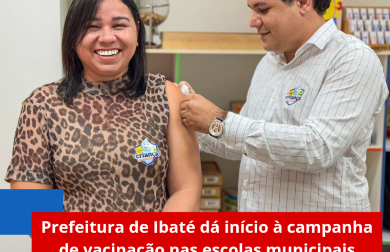 Prefeitura de Ibaté dá início à campanha de vacinação nas escolas municipais
